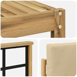  Set vanjskih sofa 5 kom. Bijela i bež | shoptok.hr