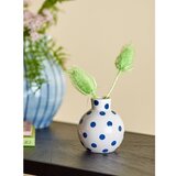 Bloomingville Bijela keramička ručno oslikana vaza (visina 11 cm) Fian – | shoptok.hr