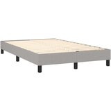  Box spring postelja z vzmetnico LED sv. siva 120x200 cm blago, (20725379) | Shoptok.si