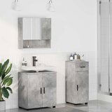 vidaXL Set namještaja za kupaonicu 3 pcs Beton siva 61 x 35 x 64 cm Cijene