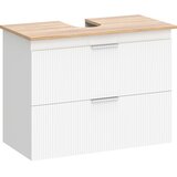 HOMCOM Omara pod umivalnikom MDF 80D x 40Š x 60V cm Bela, (5000279393) Cene