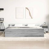  Okvir kreveta s uzglavljem i podnožjem boja hrasta 180x200 cm | shoptok.hr