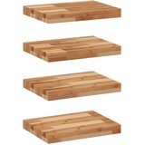  Plutajuće police 4 kom 60x30x4 cm Masivno drvo akacije s uljnim premazom | shoptok.hr