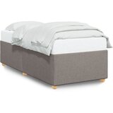  The Living Store Posteljni okvir taupe 100x200 cm blago - Posteljni Okvir, (21496669) | Shoptok.si