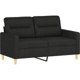  3-dijelni set sofa s jastucima crni od tkanine | shoptok.hr