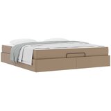  Okvir kreveta s madracem Ostalo 2 kom. Smeđa PVC | shoptok.hr