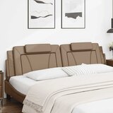  Jastuk za uzglavlje Viana boja cappuccina 200 cm od umjetne kože | shoptok.hr