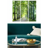 Wallity MDF109051493 multicolor decorative mdf painting (3 pieces) | ePonuda.com