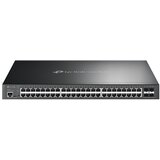 Tp-link Omada 48-Port Gigabit and 4-Port 10GE SFP+ L2+ Managed Switch with 48-Port PoE+ | shoptok.hr