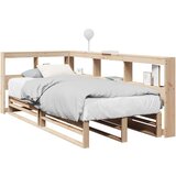 vidaXL Krevet s regalom za knjige bez madraca 90x200 cm od borovine Cijene