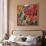  Slika - Franz Marc – The waterfall (Women under a waterfall) 40x40 U prirodnom drvenom okviru | shoptok.hr