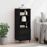 vidaXL Highboard Crni hrast 40 x 36 x 110 cm Konstruirano drvo | shoptok.hr