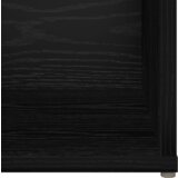 vidaXL TV ormar s policom s pohranom 4 pcs Crni hrast 37 x 35 x 107.5 cm | shoptok.hr