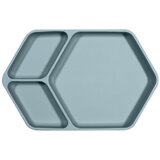 Kindsgut plavi silikonski dječji tanjur Squared, 25 x 16 cm Cijene