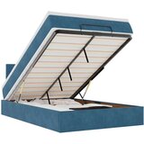 vidaXL Okvir kreveta s madracem tamnoplavi 120x200 cm baršunasti | shoptok.hr
