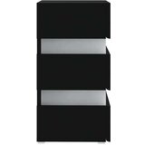 vidaXL LED nočna omarica črna 45x35x67 cm iverna plošča | Shoptok.si