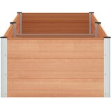  Povišena vrtna gredica Smeđa 250 x 100 x 54 cm | shoptok.hr
