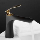 REA Bath Rea miješalica za umivaonik ORBIT BLACK GOLD NISKA | shoptok.hr