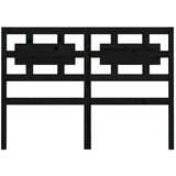  Uzglavlje za krevet crno 125 5 x 4 x 100 cm od masivne borovine | shoptok.hr