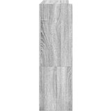 vidaXL Regal za čevlje siva sonoma 80x25x81 cm inženirski les | Shoptok.si