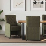  Blagovačke stolice s kotačima s kotačima 2 pcs Vojska zelena | shoptok.hr