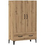 vidaXL Visoka omarica artisan hrast 70x31x115 cm inženirski les | Shoptok.si