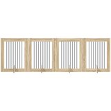  Vrata za pse s postoljem 4 pcs Hrast sonoma 80 x 100 cm | Shoptok.si