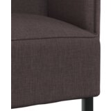  Sofa z visokim naslonom Temno rjava 109x56x121 cm Tkanina, (22094470) | Shoptok.si