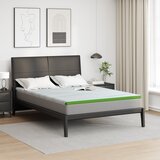 vidaXL Blazine za vzmetnice Bela in zelena 160 x 200 cm | Shoptok.si