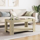  Stolić za kavu LED boja hrasta 93x53x45 cm konstruirano drvo | shoptok.hr