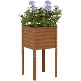 vidaXL Vrtna sadilica 45 x 45 x 88 cm od pohabanog čelika Cijene