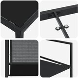  Vrtni set za objed 5 pcs Crna Textilene i čelik | shoptok.hr