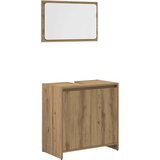 vidaXL 3-dijelni set kupaonskog namještaja käsityöläinen tammi | shoptok.hr