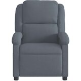 vidaXL Naslanjač temno siv žamet | Shoptok.si
