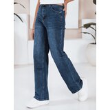 DStreet Jeansy damskie wide leg granatowe Cene