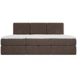 MID.YOU DRUŽINSKA POSTELJA 240 cm x 200 cm , les, tekstil, leseni material rjava | Shoptok.si
