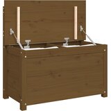  Klupa smeđa boja meda 80x41x77 cm od masivne borovine | shoptok.hr