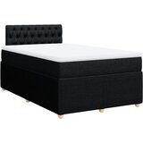 Maison Chic Box spring postelja - Vzmetna postelja z vzmetnico črna 120x190 cm blago SL23924, (21879876) | Shoptok.si