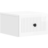  Stenski nočni omarici Bela visok sijaj 33 x 34,5 x 20 cm, (5000209767) | Shoptok.si