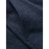 Ombre Men's short shorts with structured knit elastic band - navy blue | Eponuda.ba