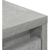 vidaXL Visoka ploča beton siva 29,5x34x119,5 cm izrađeno drvo | shoptok.hr