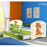  Otroška postelja ACMA z motivom, stransko zelena + predal 180x80 cm 11 Dog | Shoptok.si