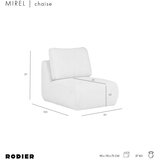 Rodier Rjav fotelj iz tkanine bouclé Mirel – | Shoptok.si