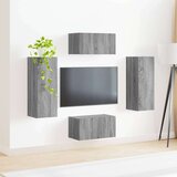  Set TV komoda Zidne 2 pcs Siva Sonoma Konstruirano drvo | shoptok.hr
