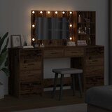  Toaletni stol 3 pcs Smeđa 40 x 41 x 135 cm Konstruirano drvo | shoptok.hr