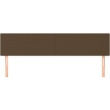  Posteljno vzglavje 2 kosa temno rjav 90x5x78/88 cm blago, (20933787) | Shoptok.si