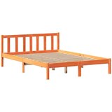 vidaXL Okvir kreveta bez madraca voštano smeđi 150x200 cm od borovine | shoptok.hr