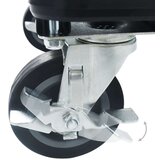 vidaXL Zložljiv transportni voziček 150 kg aluminij srebrn | Shoptok.si