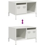  Stolić za kavu bijeli 68,5x50x43,5 cm hladno valjani čelik | shoptok.hr