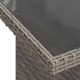 9 Komadni Vrtni Sofa Set s Jastucima Siva Poli Rattan | shoptok.hr